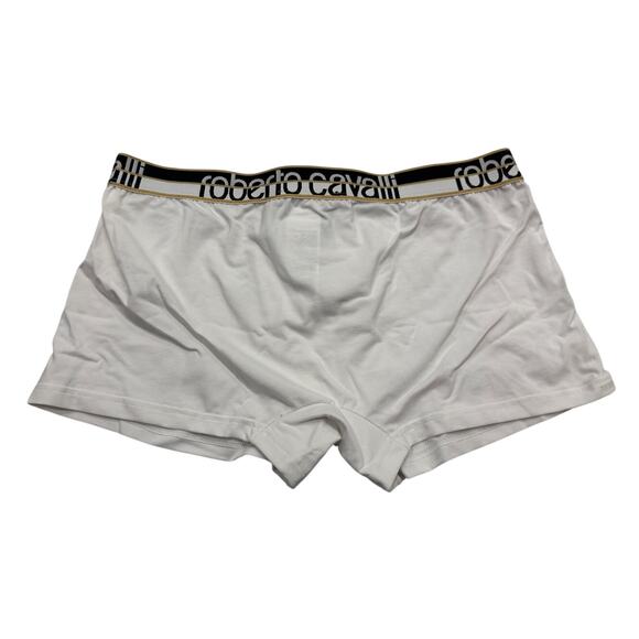 13-68 ROBERTO CAVALLI Men's NWT Cotton Boxer Brief Underwear White M - Picture 3 of 7